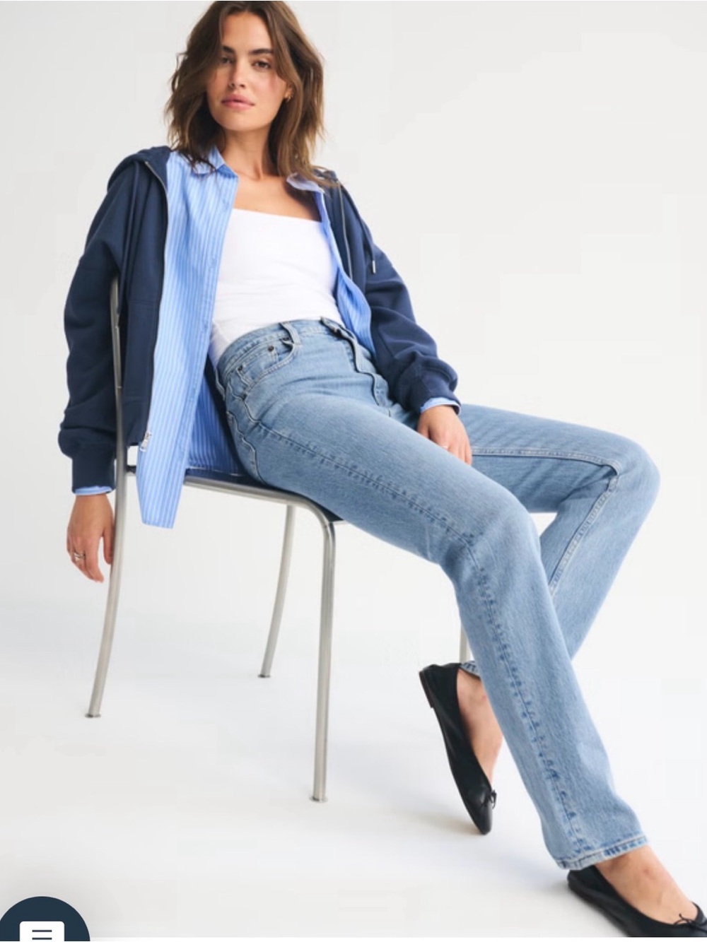 Abercrombie Ultra High Rise 90’s Straight